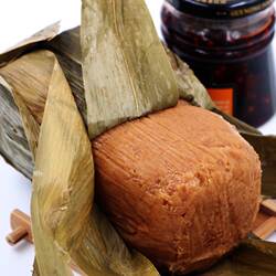 遵义黄粑糯米黄粑贵州特产手工传统小吃竹叶粽子叶包大黄糕粑