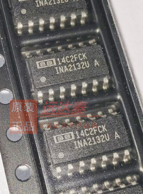 INA2132U/2K5 INA2132UA INA2132U 封装SOP14 INA2132 全新原装