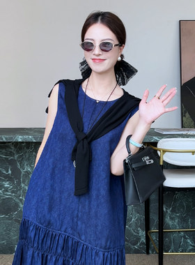 “初见惊鸿” 双重非遗红云纱花萝 中式老钱贵族暗纹压褶连衣裙