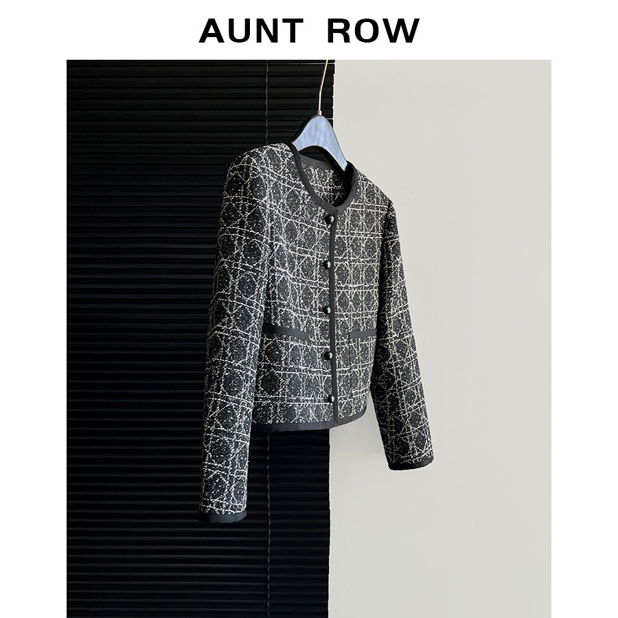AuntRow24FW 玛格丽 意大利进口纱线（国内纺织）&法式复古小香