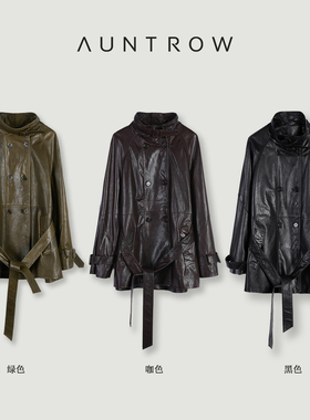 “英伦佚事”【奢】埃塞俄比亚进口羊皮 半植鞣轻蜡摩登酷帅皮衣