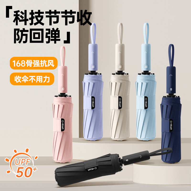 防回弹安全自动伞防晒防紫外线图片