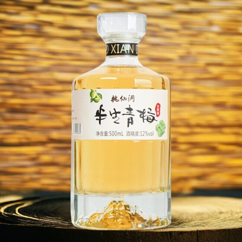 荣昌桃仙洞正宗青梅酒自酿微醺果酒女士低度甜酒青梅米酒500mL