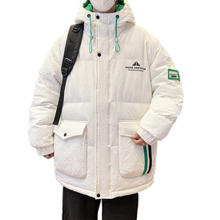 棉衣男士潮牌羽绒棉服冬季2025新款加厚潮流棉袄冬装TFBOYS外套帅