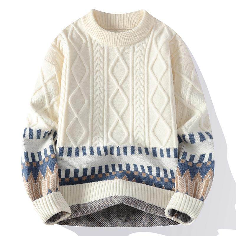 港士博休闲新款菱格圆领毛衣男线衣外套拼色情侣款麻花大童针织衫,男装,针织衫/毛衣,淘宝优惠券,粉丝福利购,淘宝优惠卷