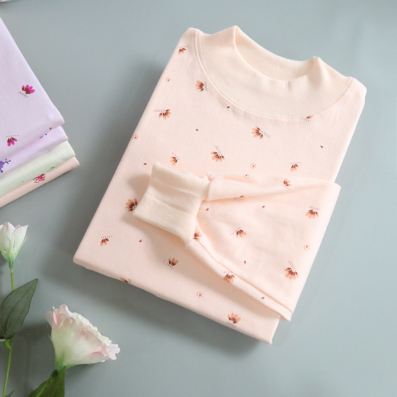 100%纯棉秋衣加厚单件上衣女中高领保暖打底内衣线衣全棉棉毛衫,女士内衣/男士内衣/家居服,保暖上装,淘宝优惠券,粉丝福利购,淘宝优惠卷