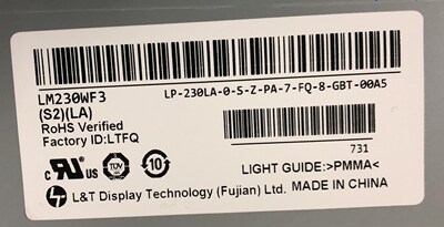 原装LM230WF3-S2E2 S2D2 S2E4 LM230WF3-S2LA S2F2 S3L1 S3L2 L3