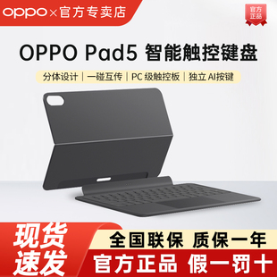 智能触控键盘分体设计适配oppopad5平板键盘磁吸平板支架保护套oppo平板键盘 5原装 OPPO Pad