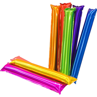 加油充气手持棒铝膜气球运动会入场创意仪式足球赛助威棒活动道具