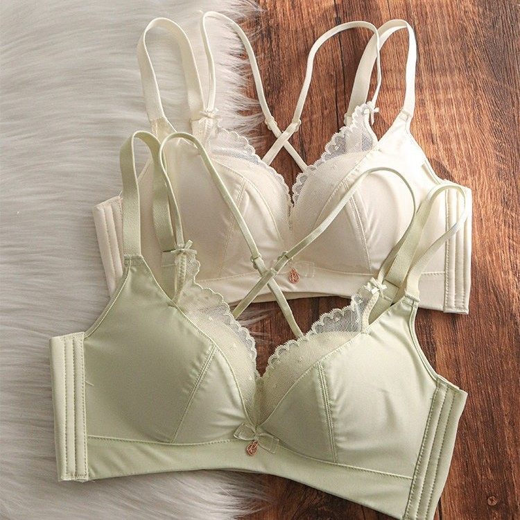 蕾丝交叉性感内衣少女内衣聚拢收副乳防下垂无钢圈美背文胸罩套装,女士内衣/男士内衣/家居服,文胸套装,淘宝优惠券,粉丝福利购,淘宝优惠卷
