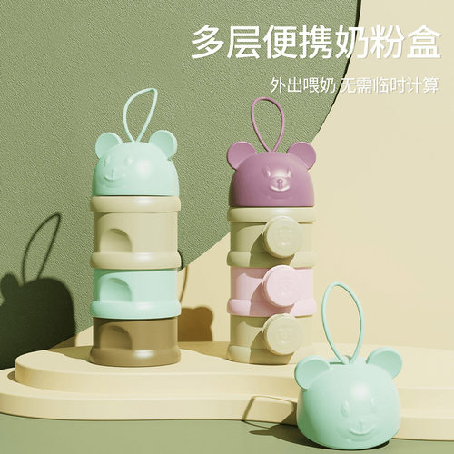婴儿奶粉分装盒外出便携式