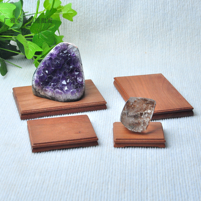 工艺品佛像长方形底座木质