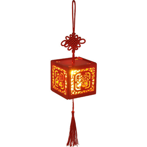 古风中秋小灯笼福字diy手工中式花灯宫灯木质拼图材料包摆件礼物