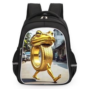 山海经书包幼儿园简约大容量儿童双层背包减负卡通便携双肩包男生