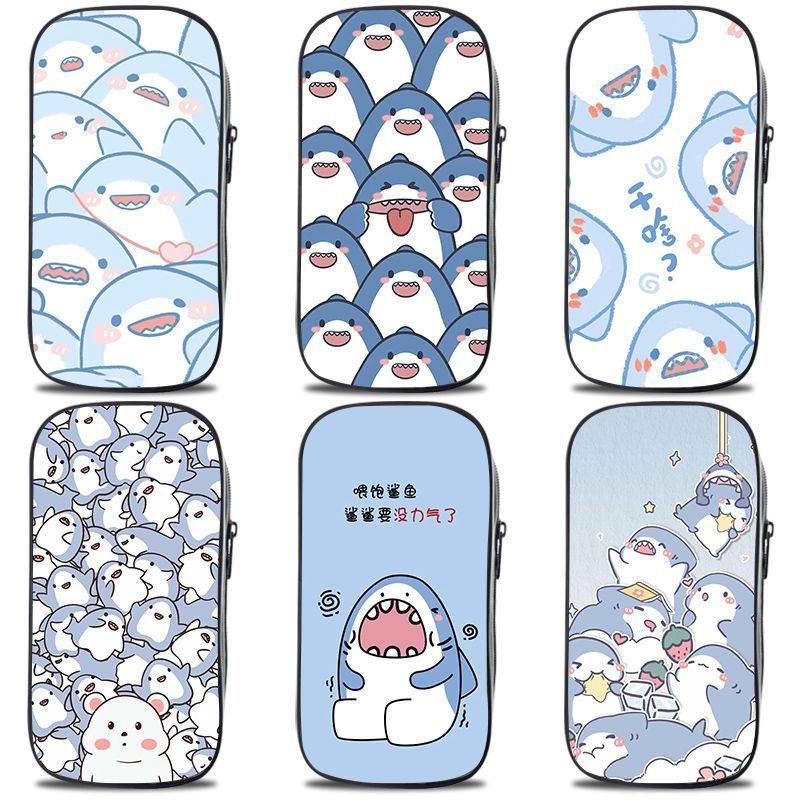 卡通动漫肥肥鲨学生文具袋简约大容量文具收纳袋小学生儿童铅笔袋,文具电教/文化用品/商务用品,笔袋,淘宝优惠券,粉丝福利购,淘宝优惠卷