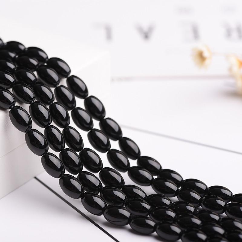 夏末小妞玛瑙手工黑玛瑙隔片