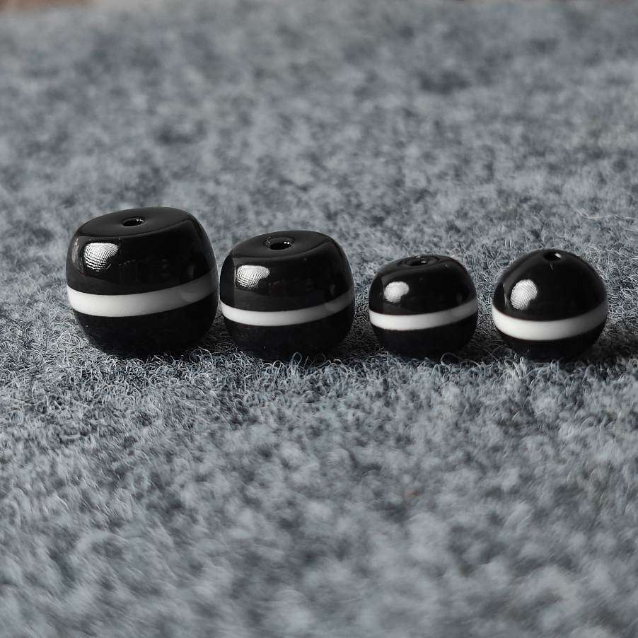 西藏料器一线药师老型珠圆珠散珠文玩配饰手串顶珠腰珠diy配饰