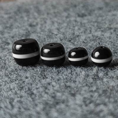 西藏料器一线药师老型珠圆珠散珠文玩配饰手串顶珠腰珠diy配饰