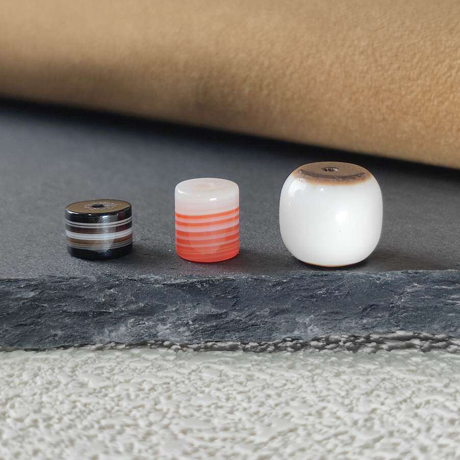 天然一线药师老型直切桶珠隔片垫片腰珠佛珠手链玛瑙配件散珠