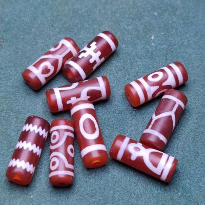 天然红玛瑙天珠西亚红肉线珠镶蚀红玉髓美索不达米亚珠配饰