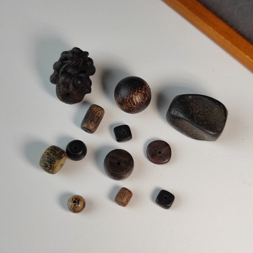 天然沉香木随行异形桶珠隔片垫片老型文玩蜜蜡手串diy配饰配件散