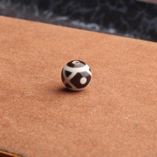 天然西亚藏传天珠散珠藏式老型宝瓶水纹珠配饰线珠天珠多宝配件