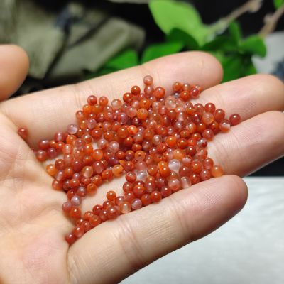 2.8-3mm天然川料南红玛瑙圆珠散珠子diy手链串珠材料配件饰品配珠