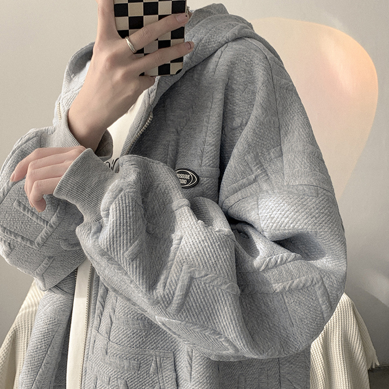 外套男别致情侣连帽棒球服