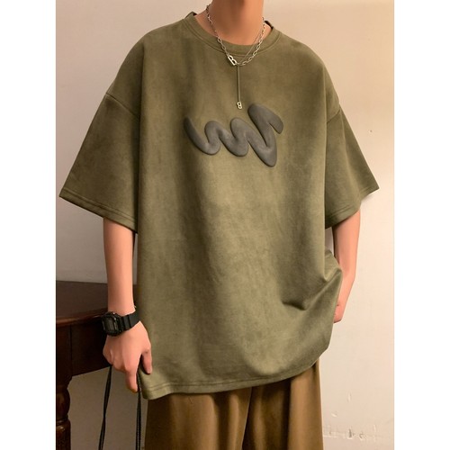 美式320g重磅短袖t恤男