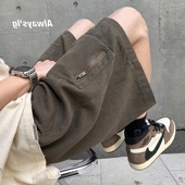 男款 工装 美式 设计感小众裤 短裤 2025新款 休闲五分裤 夏季 子宽松大码