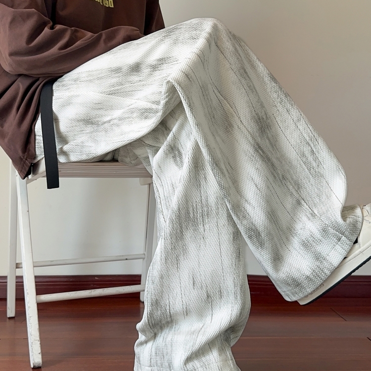 肌理感休闲长裤男春秋2025新款