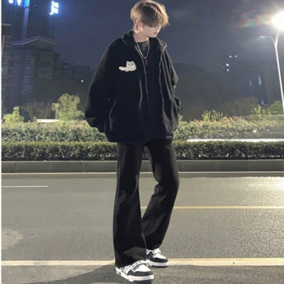 cleanfit微喇牛仔裤男士秋季