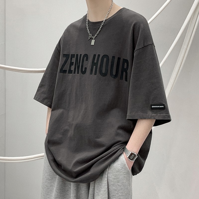 暗黑重磅t恤男夏季新款ins宽松美式街头半袖体恤,男装,时尚防晒服,淘宝优惠券,粉丝福利购,淘宝优惠卷
