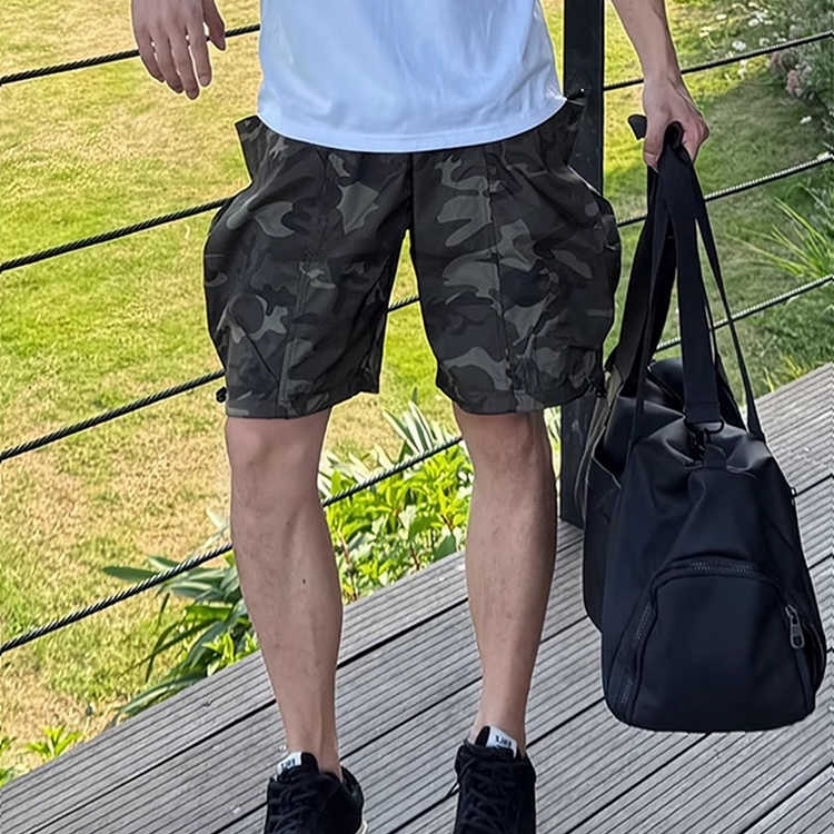 美式速干迷彩短裤男夏外穿潮