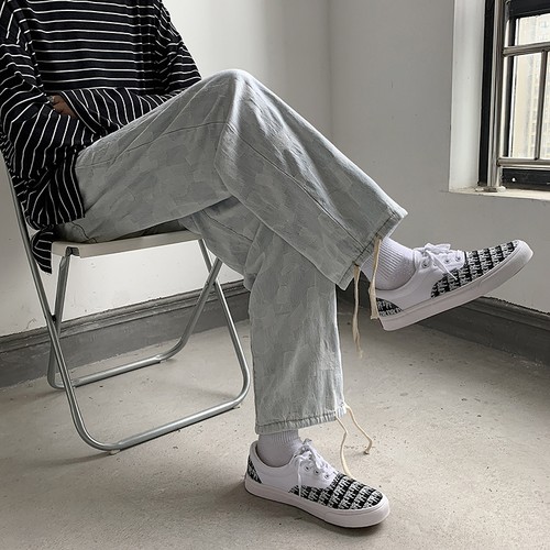 美式oversize裤子设计感小众