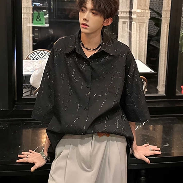 英伦雅痞男装肌理感衬衫设计感