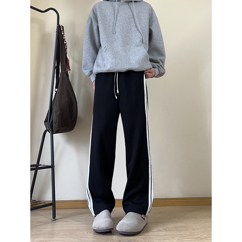 学生直筒裤子男款秋冬