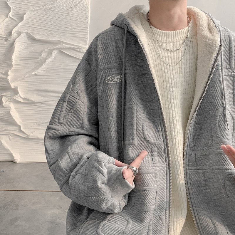 羊羔绒棉衣男士冬季加厚新款外套棉服休闲宽松潮牌百搭连帽上衣服,男装,秀禾服,淘宝优惠券,粉丝福利购,淘宝优惠卷