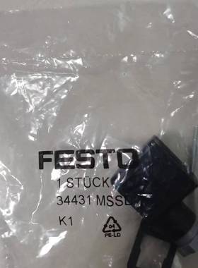 FESTO原装 VUVS-LK25-M52-AD-G14-1B2-S/8043218/接线盒34431
