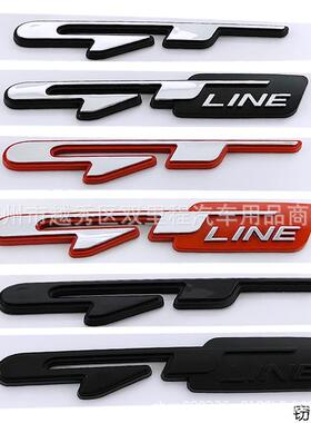 适用于现代起亚GT LINE车标GTline领动智跑KX5K3K4K5斯汀格朗动