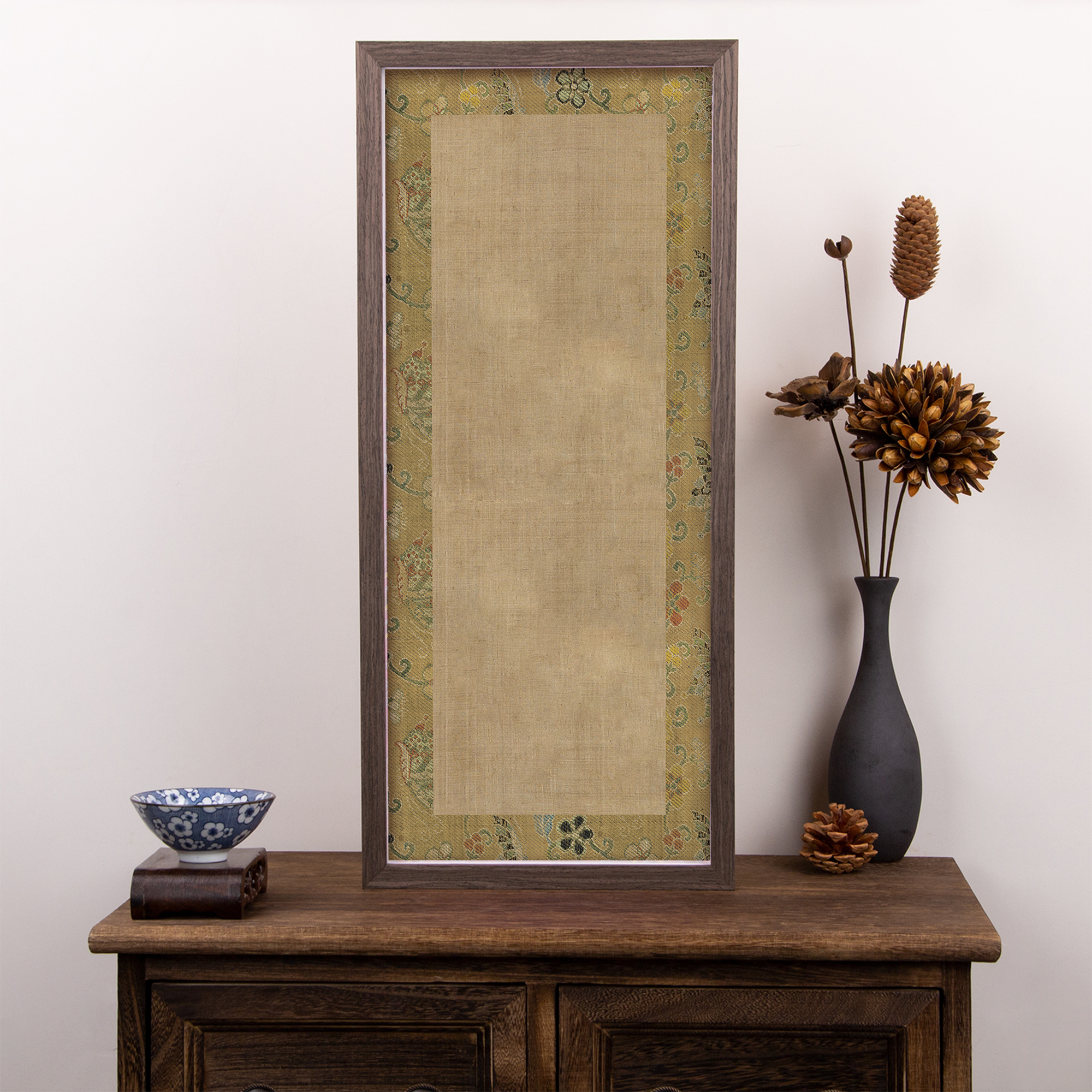 大长条国展空白书法相框画框定制