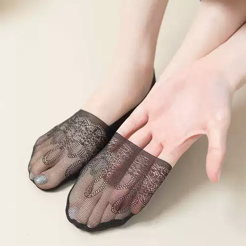 [3 удвоения] Женщины и носки Дамы в летнем тонкая простота неглубокая хлопковое дно не сол. Без скольжения без скольжения с чистыми носками для глазных лодок самки