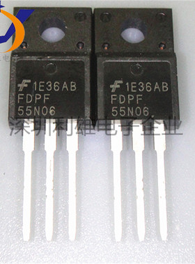全新原装 FDPF55N06 TO220F 60V55A MOS场效应管 55N06 现货销售