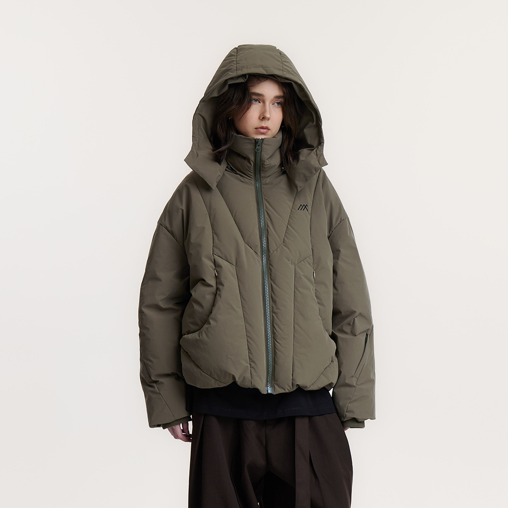 冬季加厚羽绒服可拆卸连帽90绒