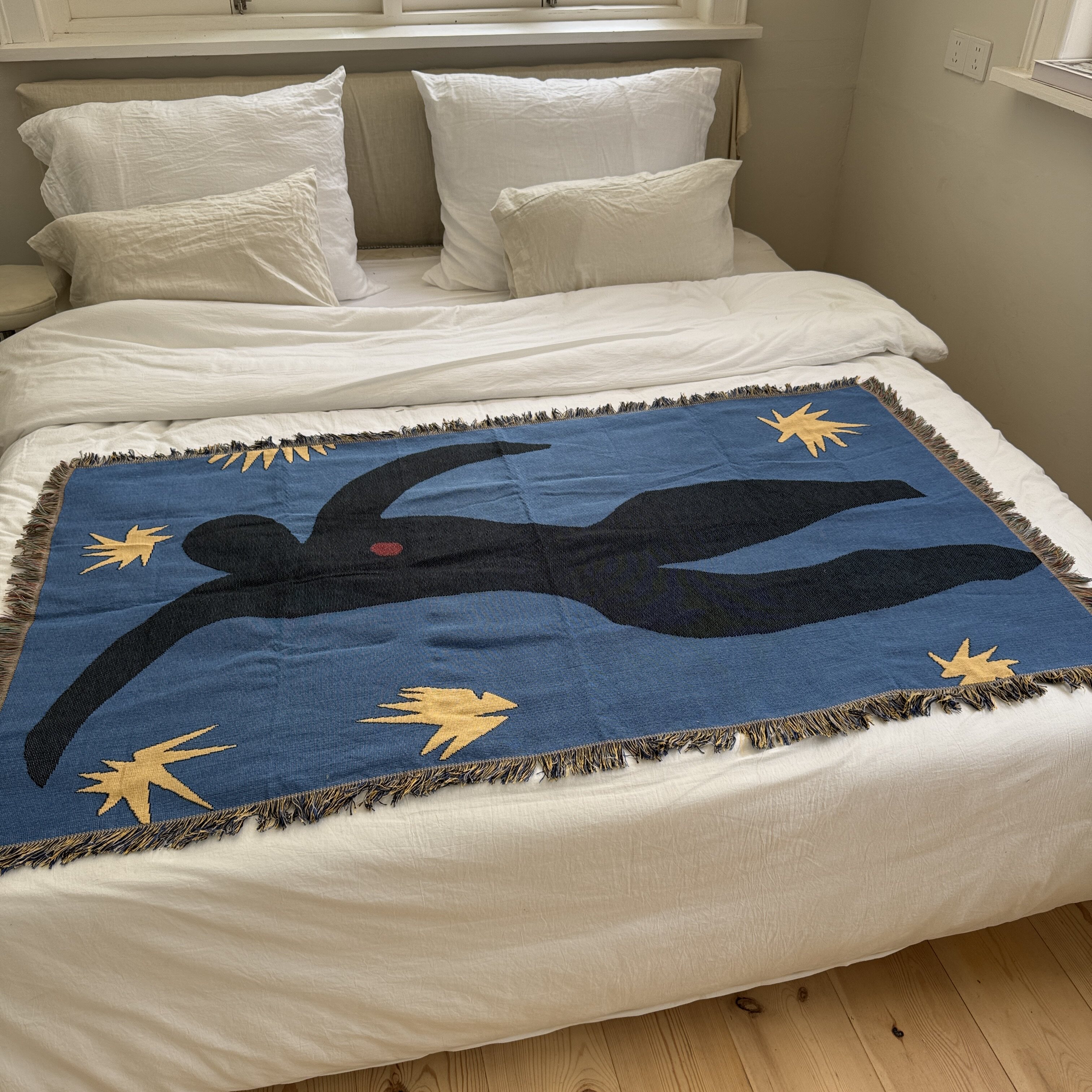 Henri Matisse 中古风马蒂斯剪影 伊卡洛斯 小公寓 盖毯卧室盖毯