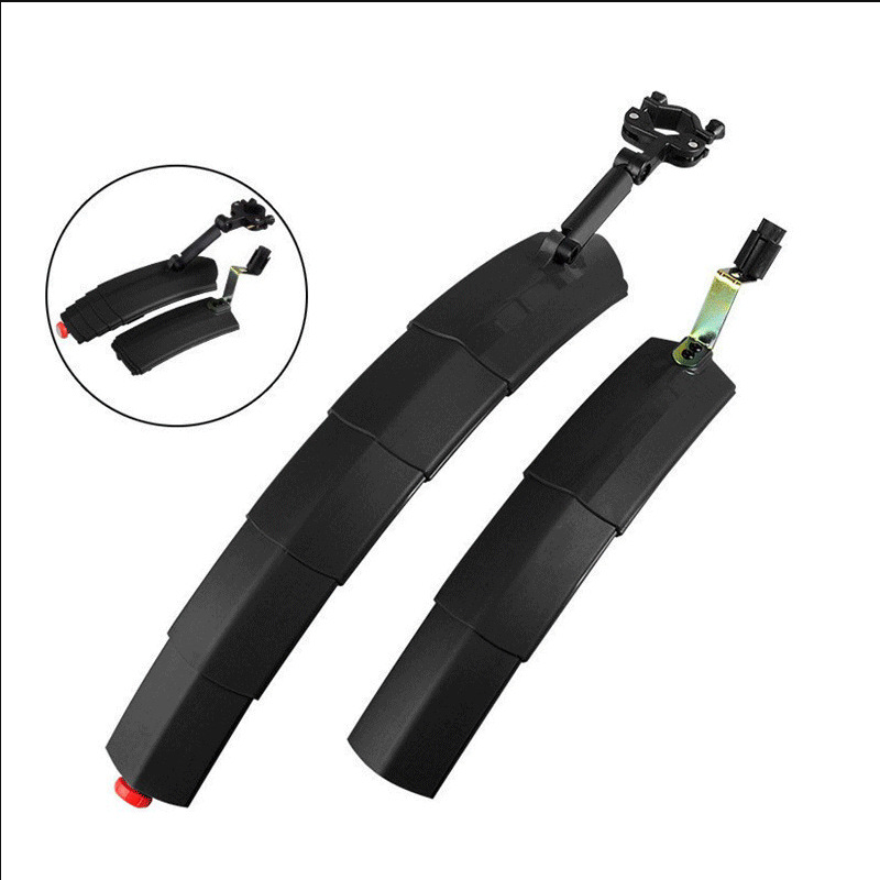 捷安特适配山地车挡泥板自行车挡雨泥瓦全包式挡雨板26寸可伸缩7