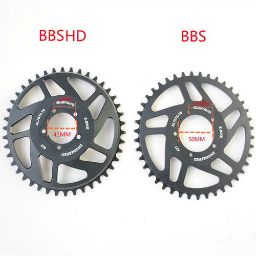捷安特适配GUSTAVO电动自行车牙盘适用八方 bbs01 BBS02 BBSHD