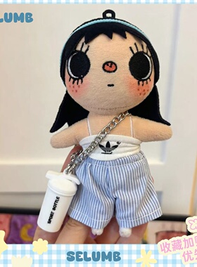 日本SELUMB可爱元气运动风漫画小玉yuy毛绒玩偶包包挂件挂饰礼物