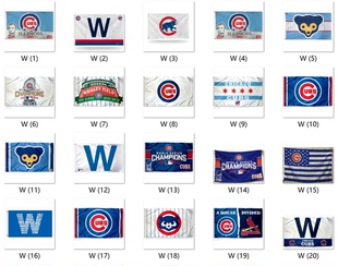 外贸货源芝加哥小熊旗帜MLB Chicago Cubs Flag亚马逊WISH EBAY热