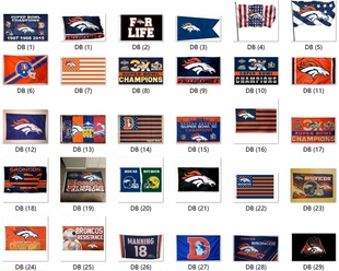 Broncos Flag亚马逊WISH Denver 外贸货源丹佛野马旗帜NFL EBAY